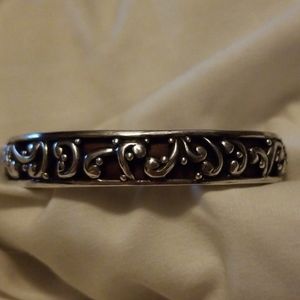 Mens sterling silver old pawn cuff